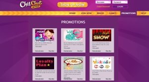 chit chat bingo promotions