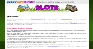 lucky cow bingo slots