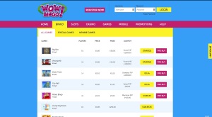 Wow Bingo - Amazing Colection of Online Bingo Games